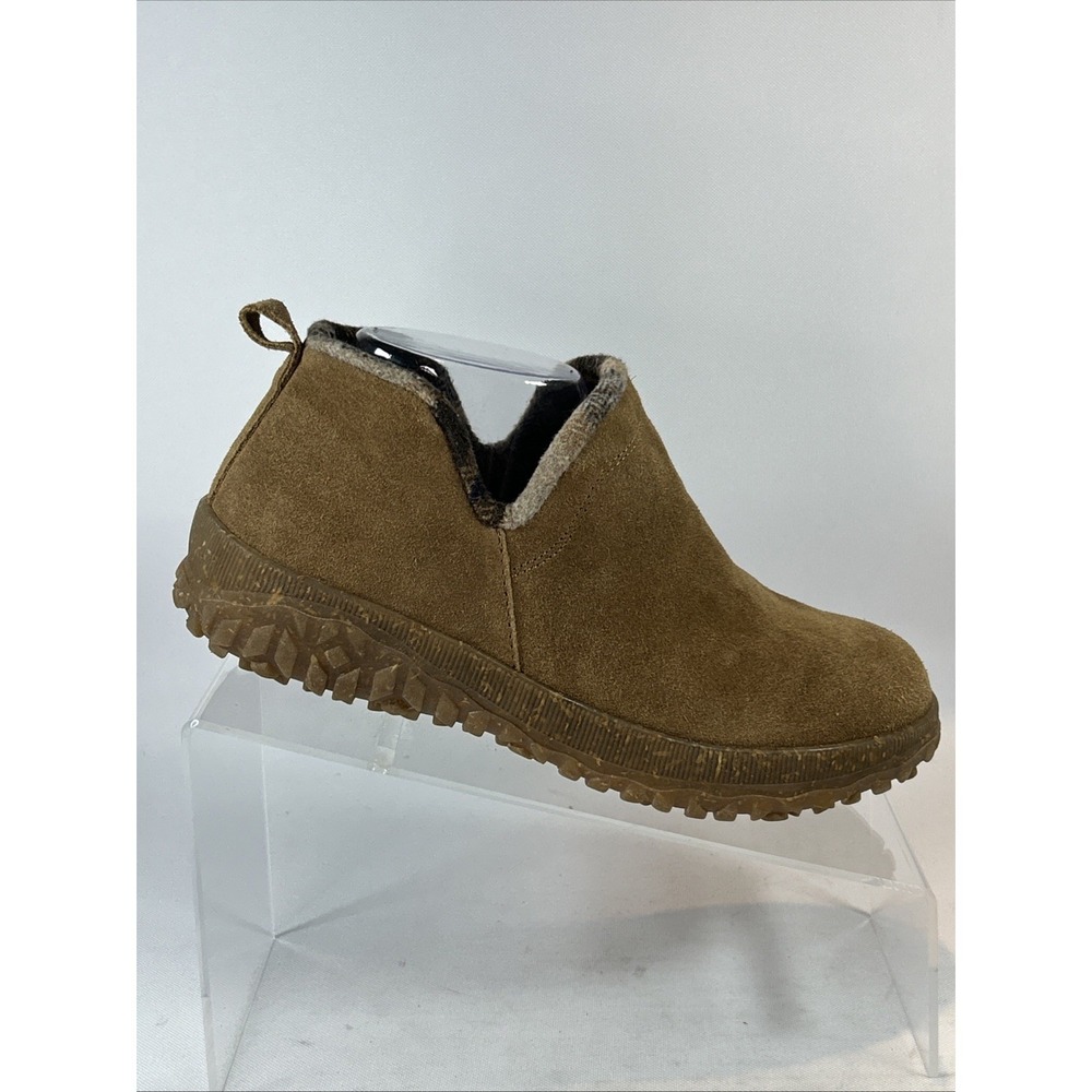 Minnetonka Northmost Suede Ankle Boots Women's Size 7M Lined Booties